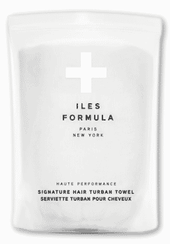 Iles Formula Hair Turban Towel – White